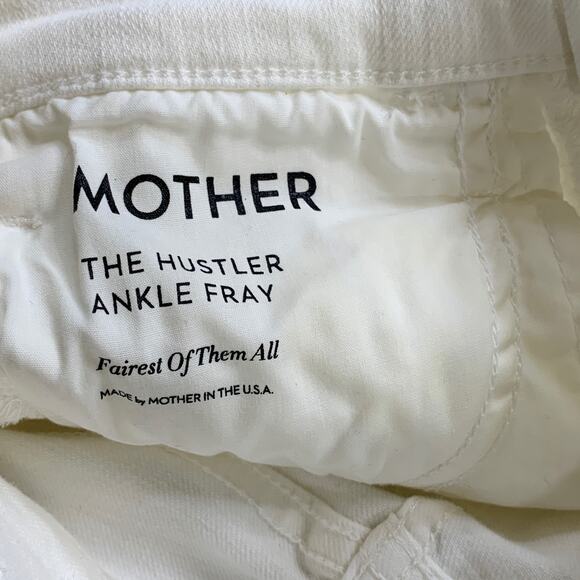 Mother Jeans Womens 25 Denim Fairest Of Them All The All Hustler Ankle Fray - Picture 6 of 11